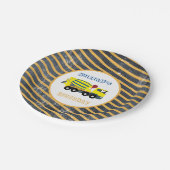 Betonfertigtransporter Pappteller (Schrägansicht)