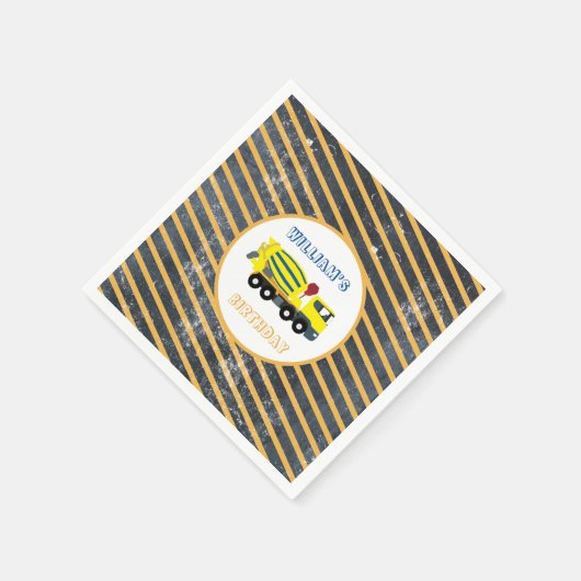 Betonfertigtransporter Serviette (Ecke)