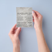 Betonfläche, Gebäude-Firm, Baumeisterwerbung Flyer (Gruppe)