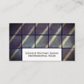 Betonfliesen, Fußboden, Fliesenleger Visitenkarte (Vorderseite)