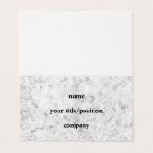 Betongraue Industriebundung Visitenkarten (Außenseite Aufgefaltet)