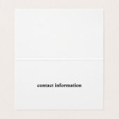 Betongraue Industriebundung Visitenkarten (Innenseite Aufgefaltet)