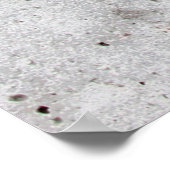 Betongraue Mauergrunge Poster (Ecke)