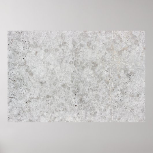 Betongraue Mauergrunge Poster (Vorne)