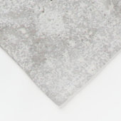 Betongraue Wandgrunge Fleecedecke (Ecke)