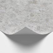 Betongraue Wandgrunge Geschenkpapier (Ecke)