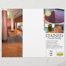 betonierte Broschüre