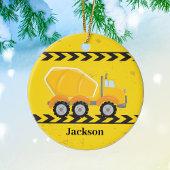 Betonkämmer Custom Boys Truck Weihnachten Keramik Ornament
