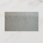Betonkerze Visitenkarte (Rückseite)
