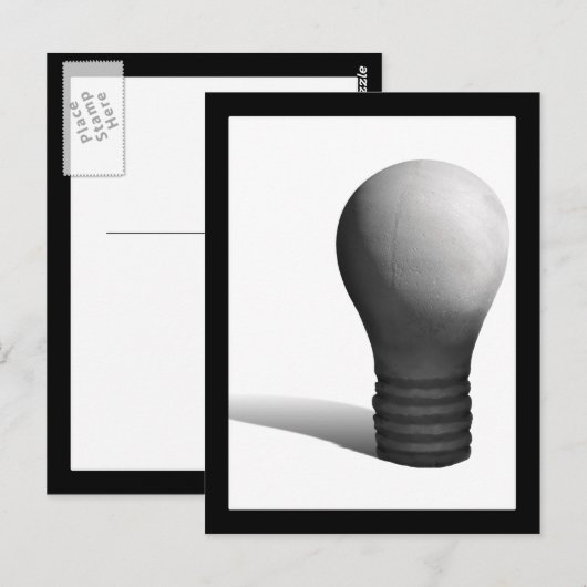 Betonlampe Postkarte (Vorne/Hinten)