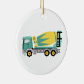 Betonlastwagen Keramik Ornament (Rechts)