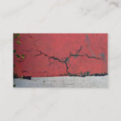 Betonmauer gemalt in wechselnden Stangen Visitenkarte (Rückseite)