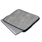 Betonmauer, graue Struktur Laptopschutzhülle (Vorne Knopf)