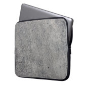 Betonmauer, graue Struktur Laptopschutzhülle (Vorderseite Links)