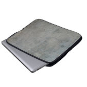 Betonmauer, graue Struktur Laptopschutzhülle (Vorne Knopf)