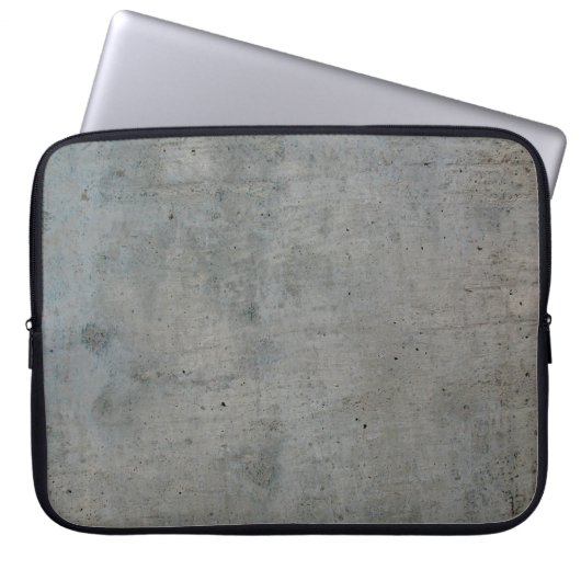 Betonmauer, graue Struktur Laptopschutzhülle (Vorderseite)