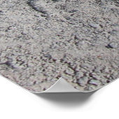 Betonmauer, graue Struktur Poster (Ecke)