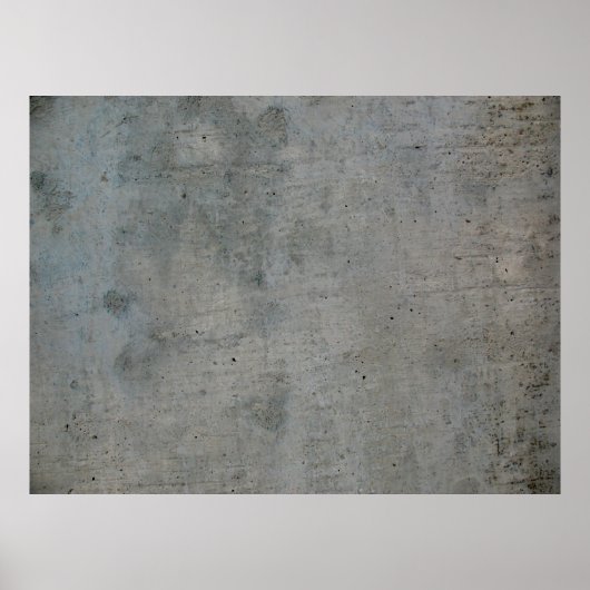 Betonmauer, graue Struktur Poster (Vorne)