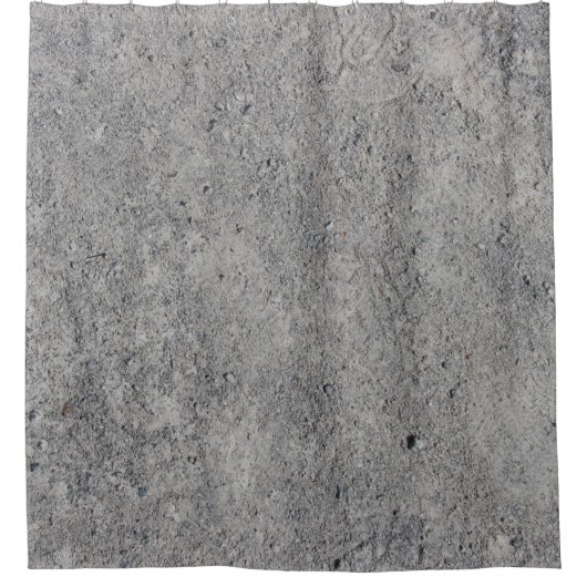 Betonmauer, graue Textur Duschvorhang (Vorderseite)