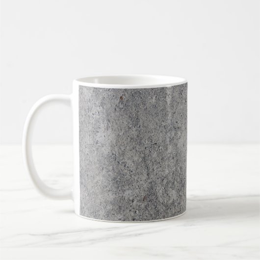 Betonmauer, graue Textur Kaffeetasse (Links)