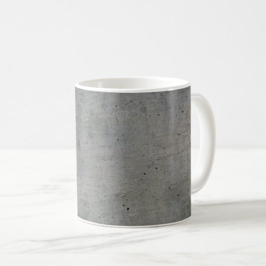 Betonmauer, graue Textur Kaffeetasse (VorderseiteRechts)
