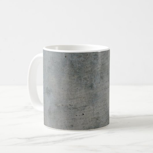 Betonmauer, graue Textur Kaffeetasse (Vorderseite Links)