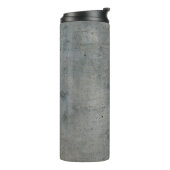 Betonmauer, graue Textur Thermosbecher (Nach links gedreht)