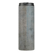 Betonmauer, graue Textur Thermosbecher (Rückseite)