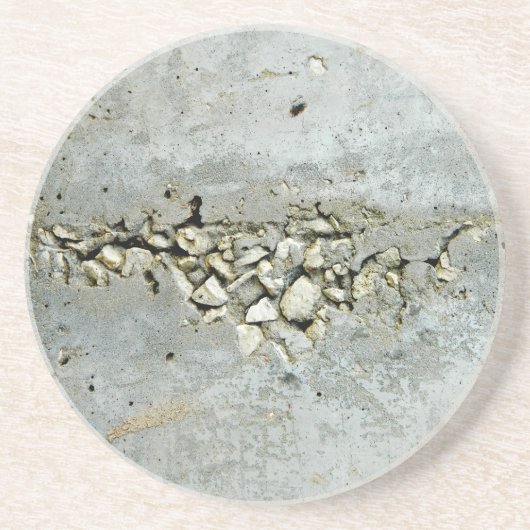 Betonmauer mit kleinen Steinen Getränkeuntersetzer (Vorne)