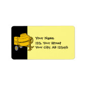 Betonmischer Adressaufkleber (Vorne)