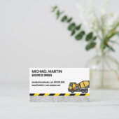 Betonmischer | Bau Visitenkarte (Stehend Vorderseite)