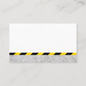 Betonmischer | Bau Visitenkarte (Rückseite)