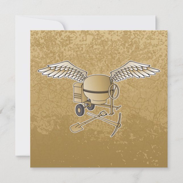 Betonmischer beige (Vorderseite)