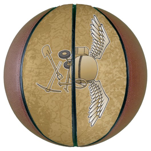 Betonmischer beige basketball (Vertikal)