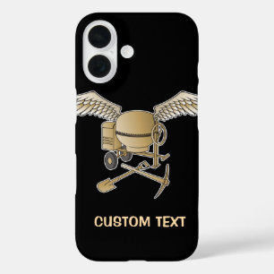 Betonmischer beige iPhone 16 hülle