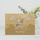 Betonmischer beige einladung (Stehend Vorderseite)