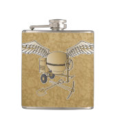 Betonmischer beige flachmann (Vorderseite)