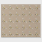 Betonmischer beige geschenkpapier (Flach)