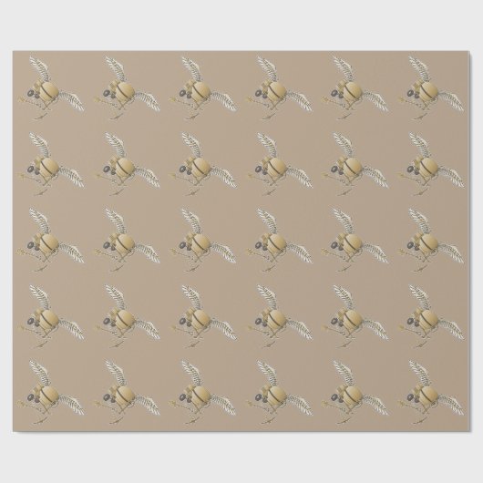 Betonmischer beige geschenkpapier (Flach)