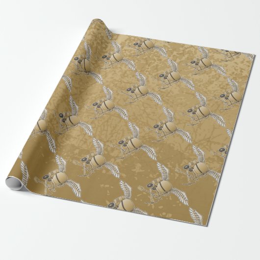 Betonmischer beige geschenkpapier (Ungerollt)