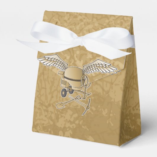 Betonmischer beige geschenkschachtel (Vorderseite)