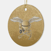 Betonmischer beige keramik ornament (Links)