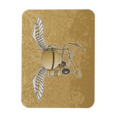 Betonmischer beige magnet (Vertikal)