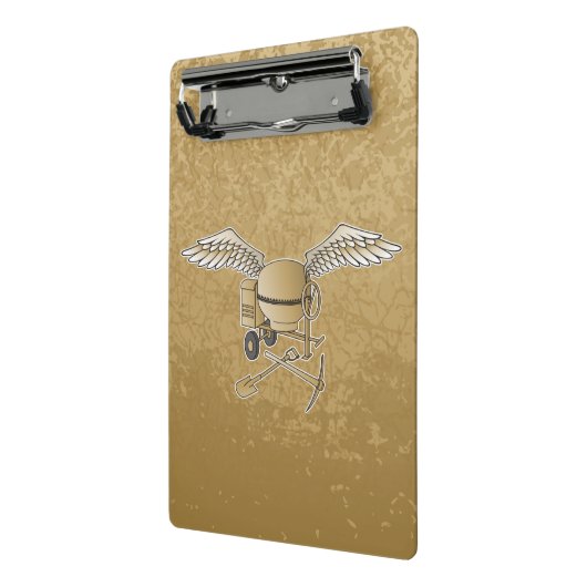 Betonmischer beige mini klemmbrett (Gewinkelt2)
