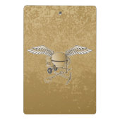 Betonmischer beige mini klemmbrett (Rückseite)