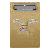 Betonmischer beige mini klemmbrett (Vorderseite)