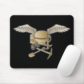 Betonmischer beige mousepad (Mit Mouse)