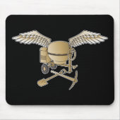 Betonmischer beige mousepad (Vorne)