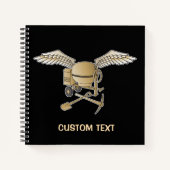 Betonmischer beige notizblock (Vorderseite)