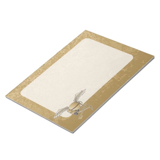 Betonmischer beige notizblock (angewinkelt)